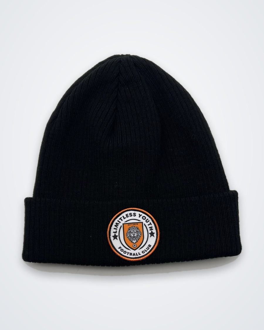 LYFC beanie – black with club badge